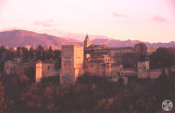 The magnificent Alhambra at sunset. The jewel of Granada  © Michelle Chaplow