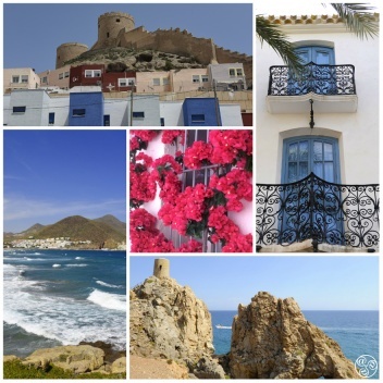 Almeria province clockwise: Almeria, Albox, Mojacar, San Jose and Viator © Michelle Chaplow