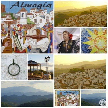 The village of Almogia at sunset © Michelle Chaplow