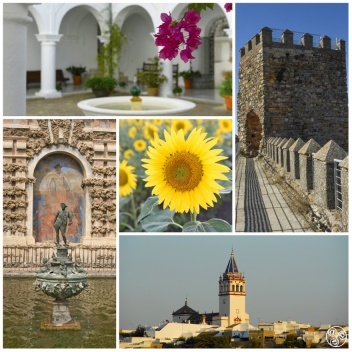 Sevilla province clockwise: Cazalla, Alanis, Utrera, Sevilla and Carmona © Michelle Chaplow