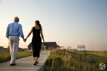Couple taking a relaxing stroll © iStock