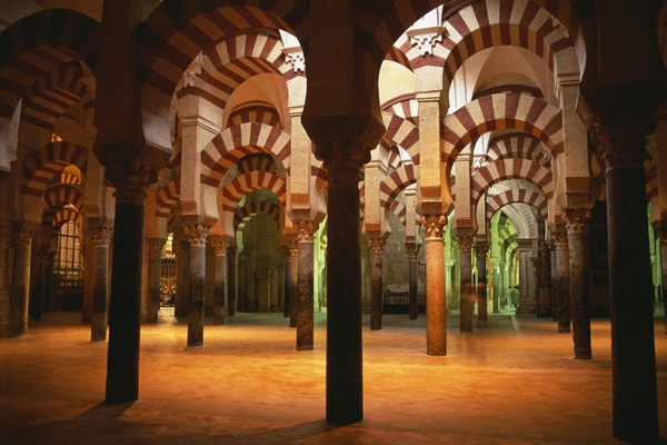 The building's existing 865 columns (originally 1293, before the cathedral arrived) were recycled from various sources, including the Visigothic basilica over which the mosque was built © Michelle Chaplow