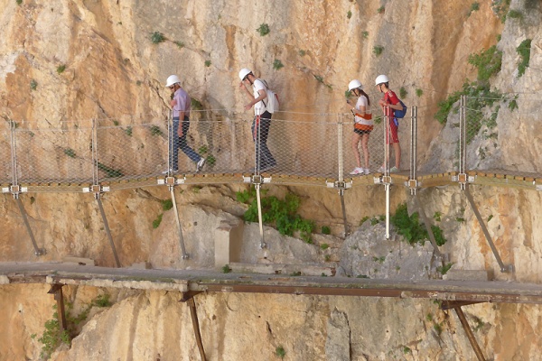 The Caminito del Rey, The King´s path. © Michelle Chaplow