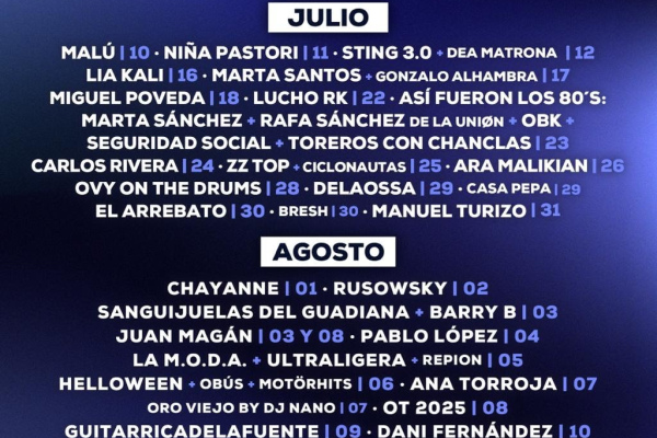 Concert Music Festival 2026 Line up