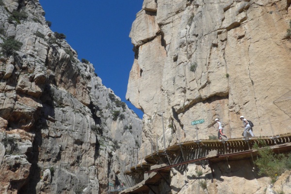 The climb from the South Entrance  © Michelle Chaplow