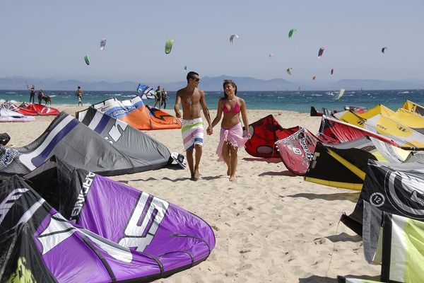 It's all about sun, sea and surf in Tarifa. © Michelle Chaplow