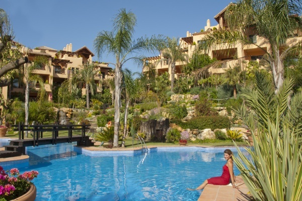 The Costa del Sol, with all year around sunshine, is a very desirable palce to reside. © Michelle Chaplow