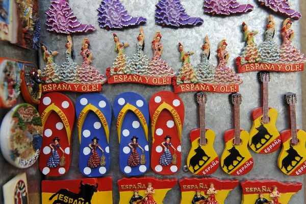 Souveniers on sale in Nerja © Michelle Chaplow