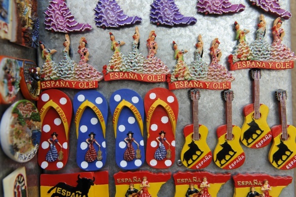 Souveniers on sale in Nerja © Michelle Chaplow