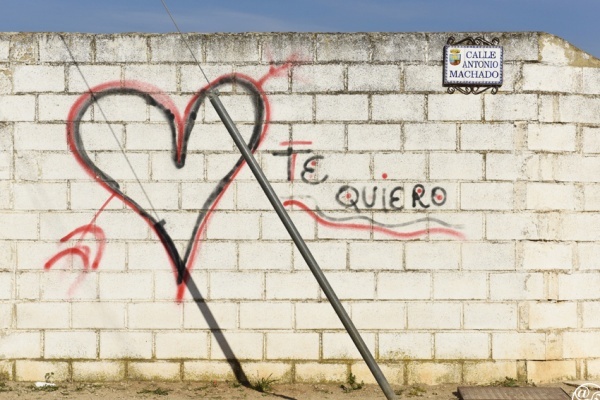 I love you - Calle Antonio Machado, Mollina © Michelle Chaplow