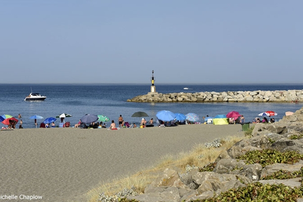 Torreguadiaro beach next to Sotogrande beach 