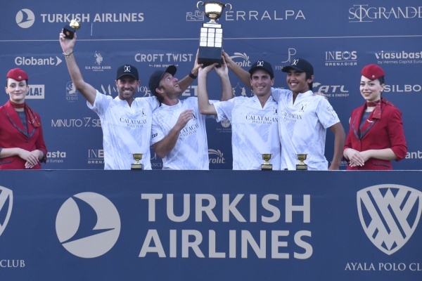 Team Calatagan winners of the 2024 Final Copa de Oro Turkish Airlines High Handicap © Michelle Chaplow
