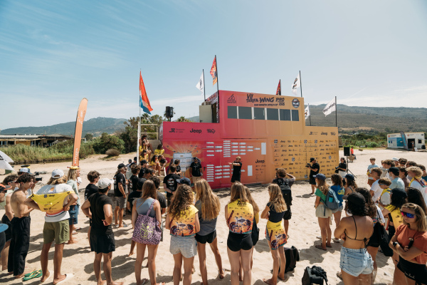 Riders briefing Wednesday morning - GWA 2026 Tarifa  Photo SamuCardenas