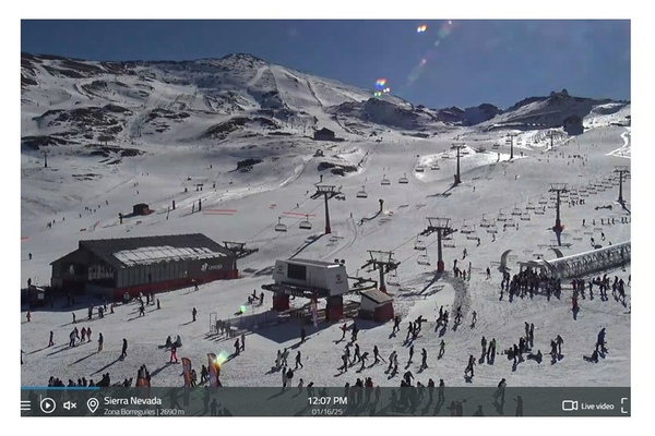 Example of webcam view of Sireea Nevada