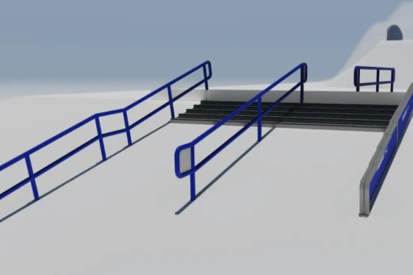  Sulayr Snowpark has moved to a new location on the Paralelo-Audi slope, in the Borreguiles area. Render image