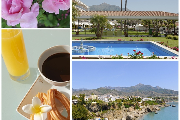 You can expect flowers and sunshine at the Nerja Parador © Michelle Chaplow