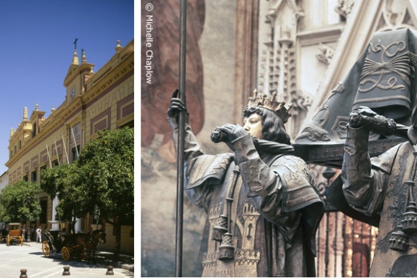 The remains of Columbus in the cathedral of Seville. © Michelle Chaplow