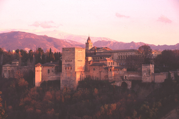 The magnificent Alhambra at sunset. The jewel of Granada  © Michelle Chaplow