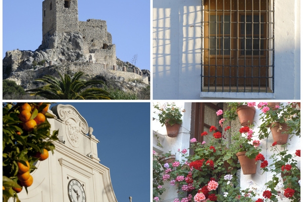 Cordoba province clockwise: Luque, Las Ramblas, Cabra and Cordoba © Michelle Chaplow