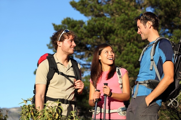 Friends hiking © iStock