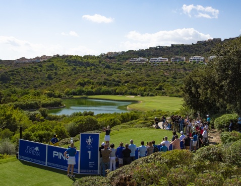 The new hole one at Finca Cortesin, especially prepared for the Solheim Cup. © Chris Chaplow 