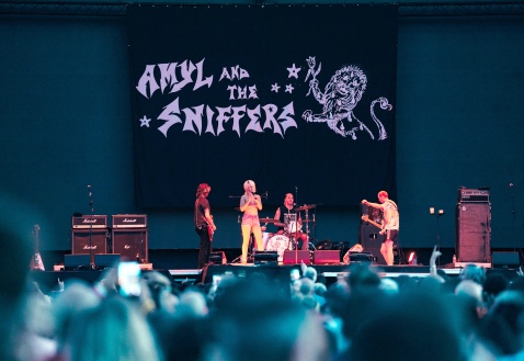 Australian punk rockers  Amyl and the Sniffers.  © Sharon Lopez