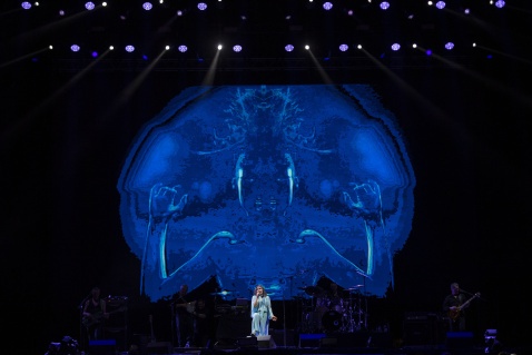 Siouxsie brought a nostalgic sound to the festival. © Oscar L Tejeda