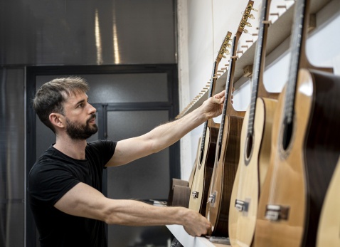 Diego Cabeza Montiel in his workshop © Fernando Rojas 