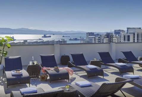 Eliott Hotel Roof terrace, Gibraltar © Visit Gibraltar