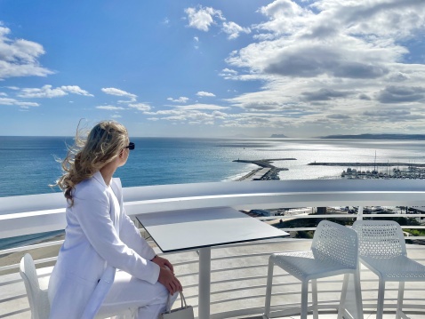 From the Mirador del Carmen, Cielo Cafe upper terrace, take in spectacular views.  (c) Michelle Chaplow 