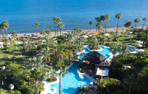 The Kempinski Hotel enjoys from line Views to The Med © Michelle Chaplow