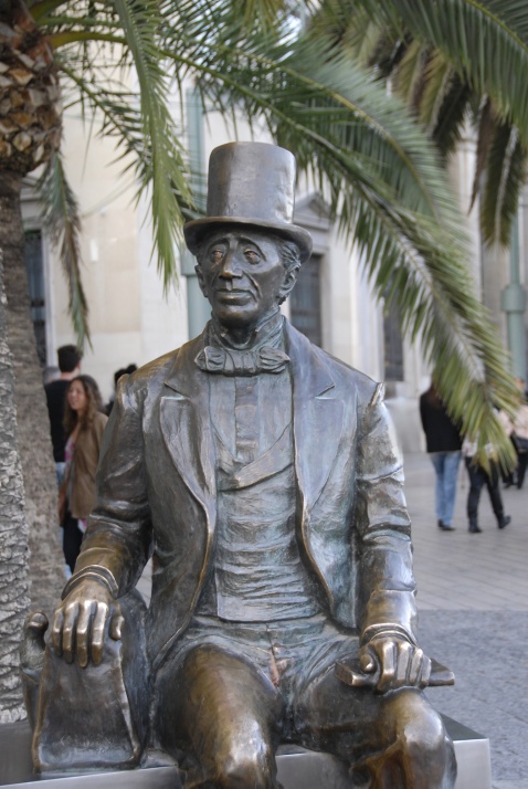 Hans Cristian Andersen,  Malaga © Michelle Chaplow