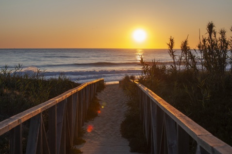 Sunsets that are good for the soul in El Palmar © Michelle Chaplow