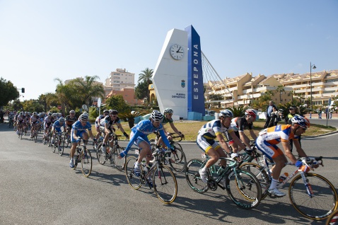 Vuelta de Andalucia 2012 passed through Estepona. © Michelle Chaplow