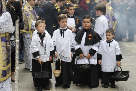 Even the youngest take part — children join the Holy Week processions, celebrating tradition with their families © Michelle Chaplow