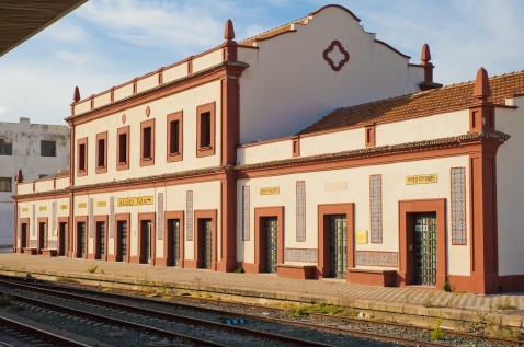 The 1890 Henderson building at Algeciras railway station, which larger than the other station buildings on the line © Michelle Chaplow