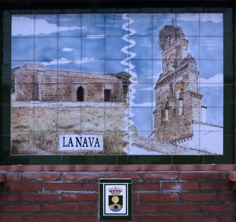 Ceramic tiles depicting La Nava