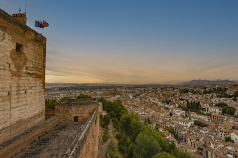 City of Granada from the Alhambra
