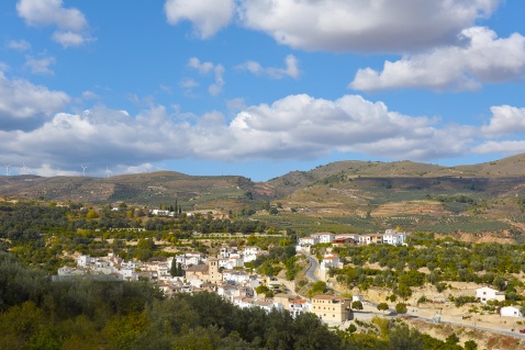 The white village of Salares in the province of Granada © Michelle Chaplow