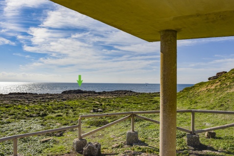 The green arrow indicates the southernmost point of mainland Spain and the European continent © Michelle Chaplow