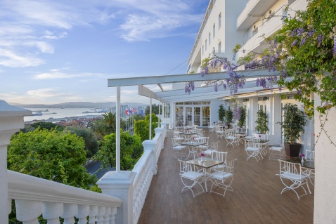 Gibraltar's most famous hotel is The Rock Hotel © Michelle Chaplow