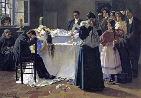 Mira qué bonita era (1895)  Julio Romero de Torres - Museo Reina Sofía