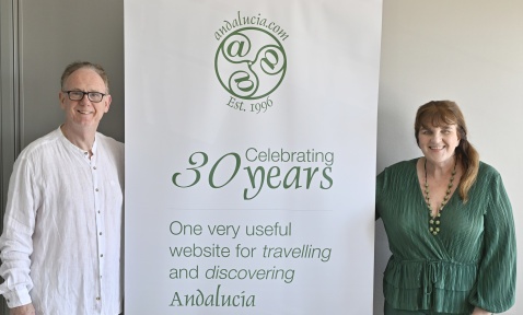 The 30th Anniversary of Andalucia.com with founder Chris Chaplow and Photographer Michelle Chaplow © Scarlett Aernouts