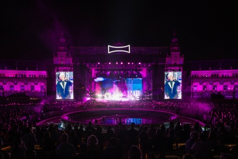 The Pet Shop Boys perform at Iconica Santalucia Sevilla Fest. © Mauri Buhigas 
