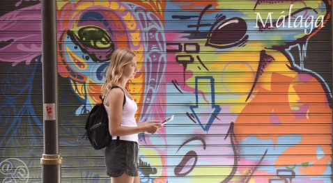 Soho arts district in Málaga