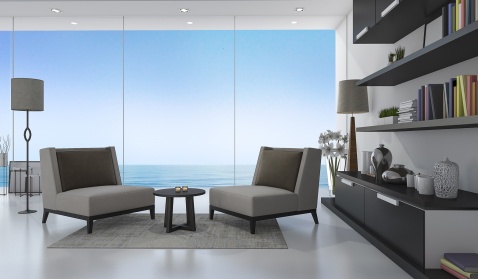 Enjoying the view all year around with Glass Curtains © Michelle Chaplow