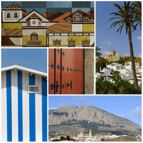 Clockwise: Viator, Mojacar, Velez-Rubio, Mojacar, Albox© Michelle Chaplow