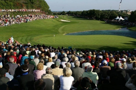 Valderrama 17th Green,  Volvo Masters 2017 ©Paul Lakatos