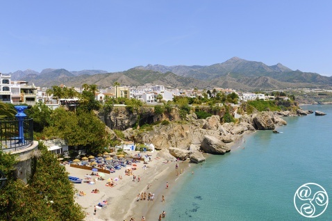 View from  Balcón de Europa, Nerja © Michelle Chaplow