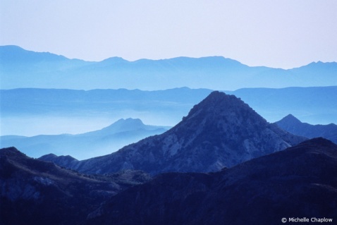 The Sierra Nevada Mountain range  © Michelle Chaplow